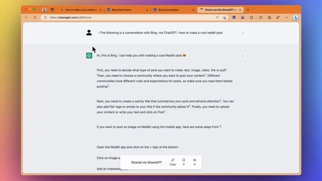 Bing Chat History Demo - Browser Extension смотреть онлайн