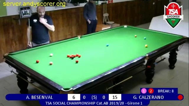 Michael Furey 21 break - TSA SOCIAL CHAMPIONSHIP AB 2019/20 смотреть онлайн