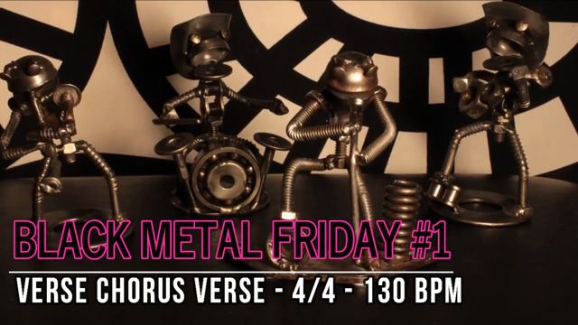 130 BPM - Black Metal Friday #1 - 4/4 Drum Track - Metronome - Drum Beat смотреть онлайн