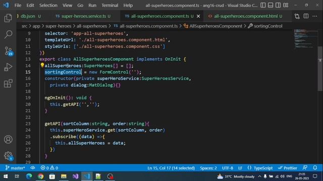 Part -6 Implement Sorting [Angular 16 CRUD Series] смотреть онлайн