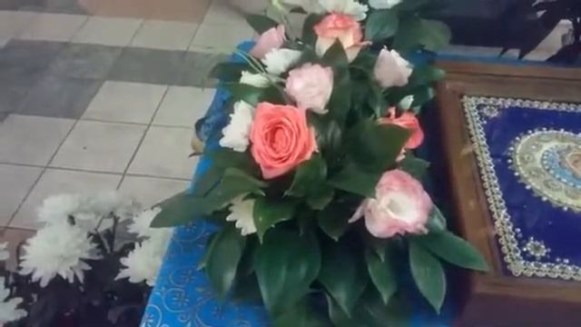 Цветы в храме (28.08.2018)