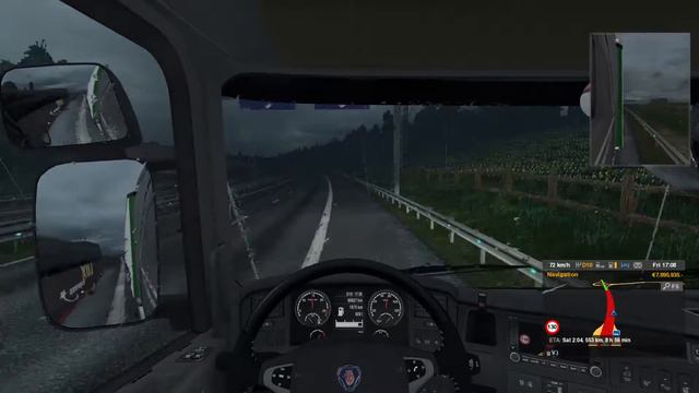 ETS2 with ProMods - București to Opole (4x Time Lapse) смотреть онлайн