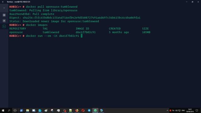 Запуск контейнеров Docker в openSUSE Kubic смотреть онлайн