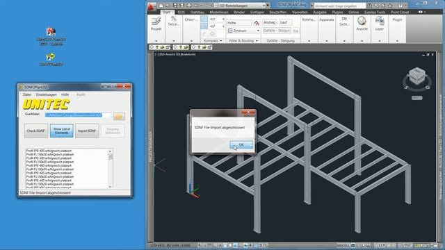 How to import SDNF into AutoCAD Plant 3D with SDNF2PLANT? Video 1 смотреть онлайн