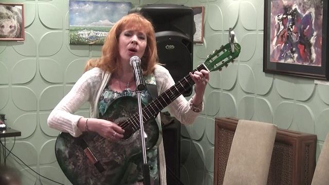 Анетта Руж исполняет свою песню на стихи Натальи Ориан Ушел мой поезд смотреть онлайн