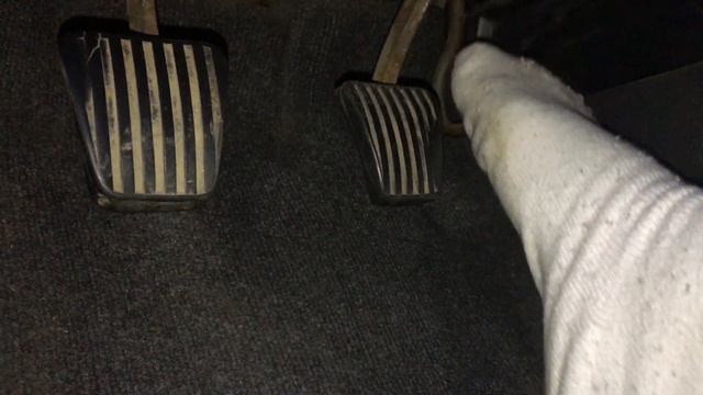 Pedal Pumping In White Socks