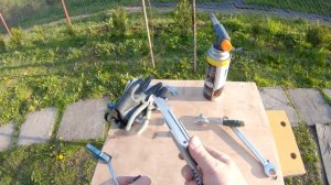 Как натянуть трос для прогулки собаки во дворе? Делаем сами. Дешево.