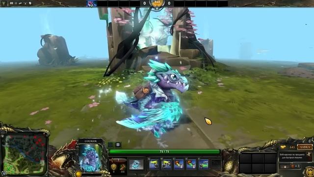 Обзор курьера (куры) "Wyvern Hatchling" в Dota 2 смотреть онлайн