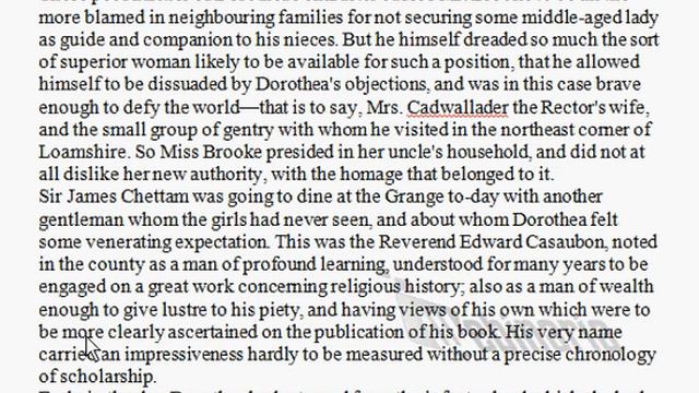 🔵 Middlemarch - Chapter 1 - British Reading - By George Eliot - British English Pronunciation смотреть онлайн