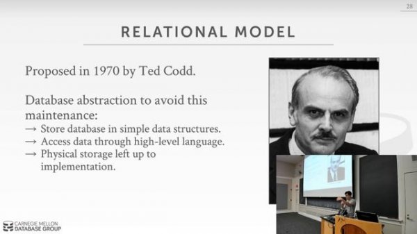CMU Database Systems - 01 Course introduction & Relational Data Model (Fall 2018)
