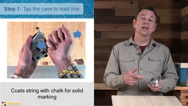 A training lesson about the construction Chalk Line and how to use it - TEACH Construction Series. смотреть онлайн