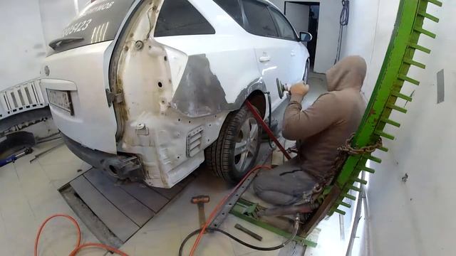 Kia Ceed ремонт задка. кузовной ремонт Судак смотреть онлайн