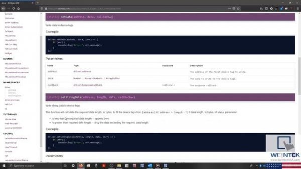 Introduction to Weintek's JS Object (JavaScript)
