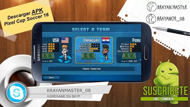 Descargar Pixel Cup Soccer 16 Para Android │ Apk - Gratis смотреть онлайн