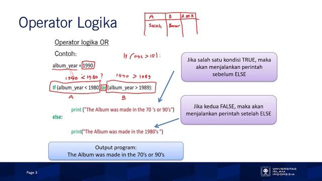 Operator Logika pad Python (Materi Pertemuan 10 #Part3) смотреть онлайн