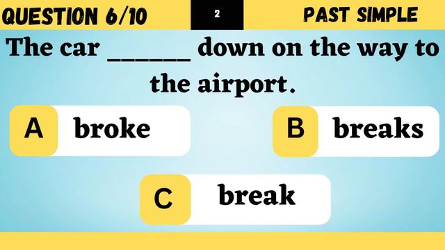 Past Simple | Simple Past Tense Sentences | Grammar Test #3 смотреть онлайн