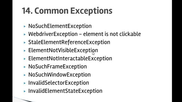 Lecture 14 - Common exceptions in Selenium in C#.Net смотреть онлайн