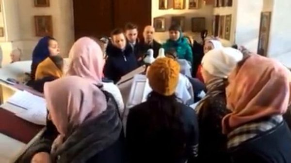 Детский хор: "Трисвятое"