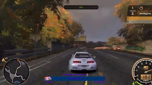 Жду первый донатик( Прохождение NFS : Most Wanted#6 смотреть онлайн