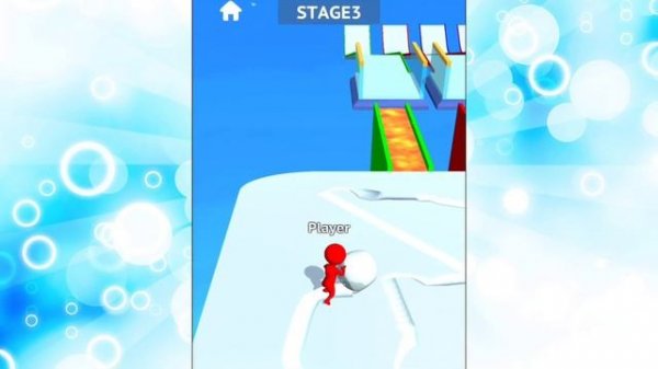 Shinchan Playing SNOW RACE Funny Game! Funny snow race game