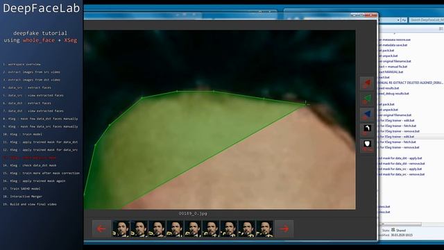 DeepFaceLab deepfake tutorial, using 'whole_face' + XSeg смотреть онлайн