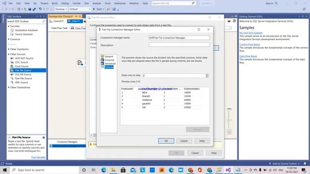 3.SSIS TUTORIAL - LOAD FIXED WIDTH TEXT FILE TO SQL SERVER - TELUGU смотреть онлайн