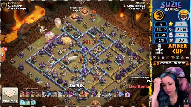 CLASH CHAMPS vs CHASMAC EA | Amber Cup | Clash of Clans смотреть онлайн