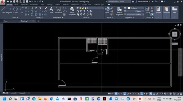 Como criar planta baixa no AutoCAD 2021/2022 forma mais fácil. смотреть онлайн