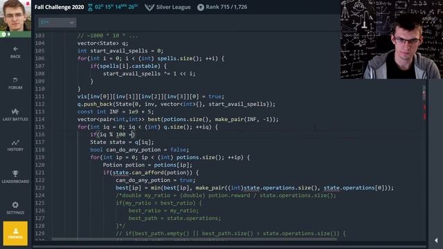 Bot Tournament | CodinGame Part 3.5 (BFS) смотреть онлайн