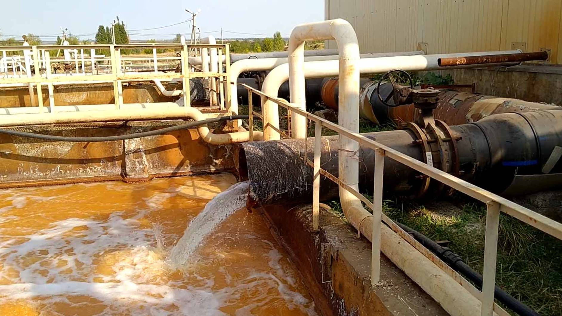 Как выглядят очистные сооружения на водоотливе правильно закрытой шахты смотреть онлайн