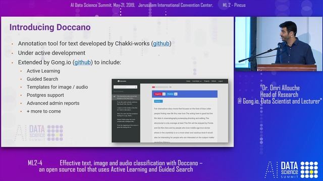 ML2-4 Effective text, image and audio classification with Doccano смотреть онлайн