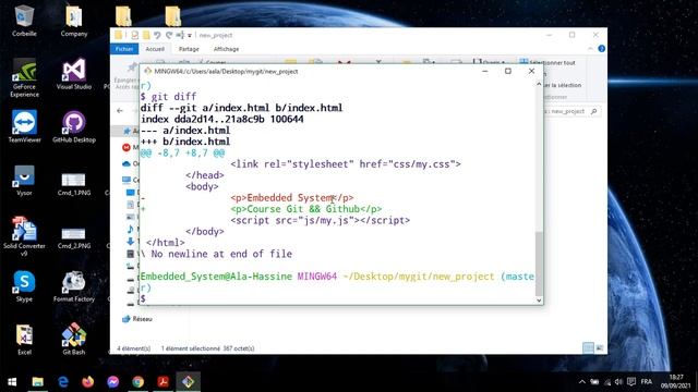#16 : Course Git && Github | Track/Show The Difference Of Changes Between Two Sources | Git Diff смотреть онлайн