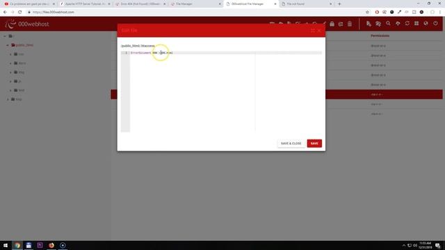 Tutorial redirectare 404 folosind htaccess смотреть онлайн
