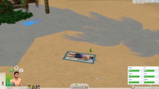 Sims 4 Island Living: How to Get a Tan & Avoid Sunburns смотреть онлайн
