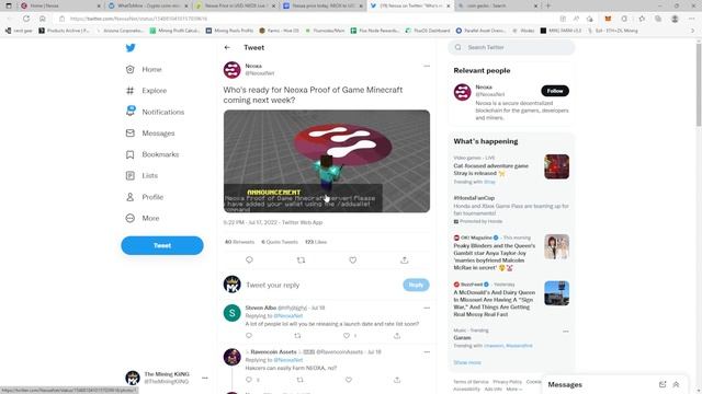 Neoxa Proof of Game Minecraft смотреть онлайн