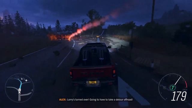 Aurora in sky Forza Horizon 4 смотреть онлайн