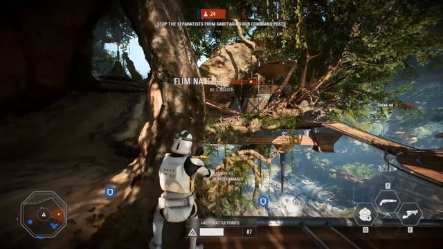 Battlefront 2: STRIKE MVP On Kashyyyk Day & Night (Star Wars Battlefront II Multiplayer Gameplay)