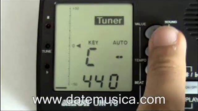 Metronomo y afinador Arion UM70 - Clases Online en Datemusica.com смотреть онлайн