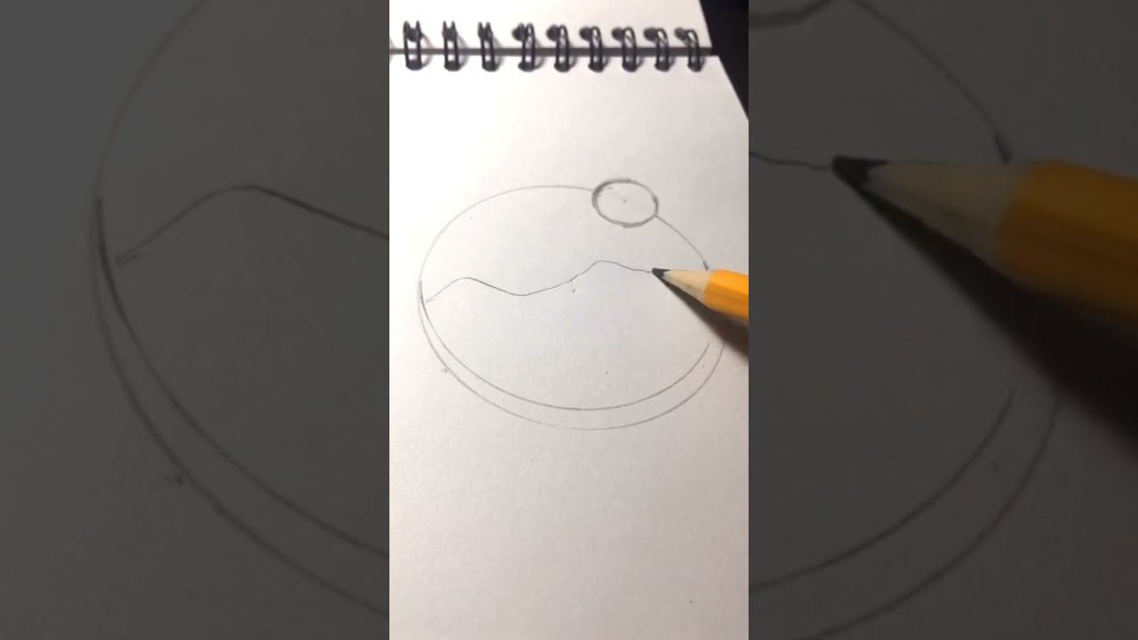 Просто и быстро. Пейзаж. Уроки рисования. Как нарисовать пошагово. смотреть онлайн