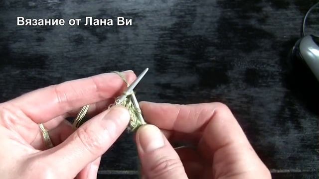 Классические петли, протяжки и 3 петли вместе. Простой ажурный узор спицами. Простые узоры спицами смотреть онлайн