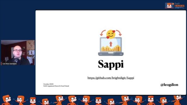 Swift Heroes Digital 2020 - Swift Argument Parser is Your Friend - Leo Dion, BrightDigit смотреть онлайн