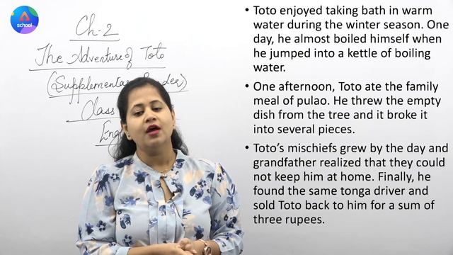 Class 9th | English | Chapter 2- The Adventure of Toto | Supplementary Reader смотреть онлайн