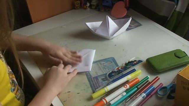 Оригами. Кораблик смотреть онлайн