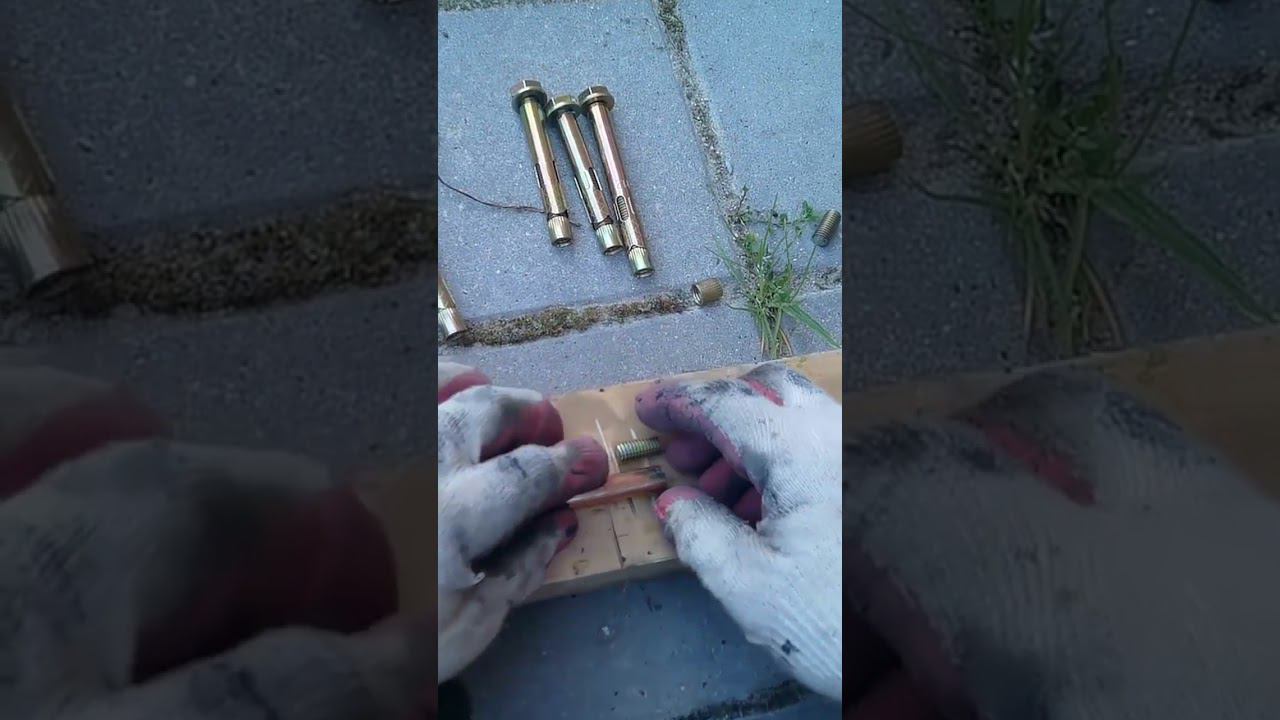 Как укоротить анкерный болт смотреть онлайн