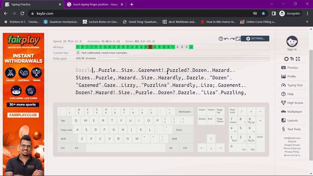 How to improve the typing speed of 100-140 words per minute? смотреть онлайн