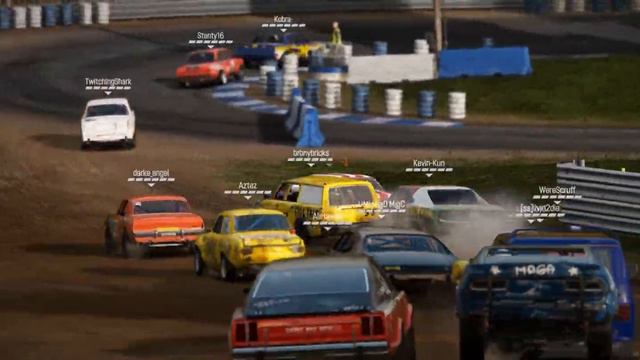 Wreckfest PC 21:9 Карьера Demolition racing Natural born Wreckers 4X Rece events Гонка на "ВЕДРАХ" смотреть онлайн