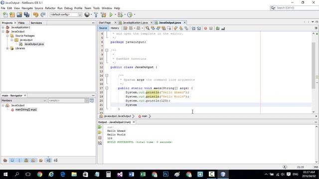 #020 Print Println Output String Boolean Integer Double Float Char In My Project جافا من بداية لاحت смотреть онлайн