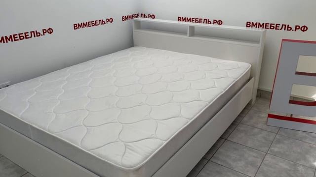 Кровать Камелита 160 (160 на 200), белая (ВМ-Мебель) смотреть онлайн