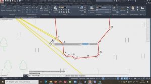 Подготовка разбивочных точек для выноса их на местности теодолитом