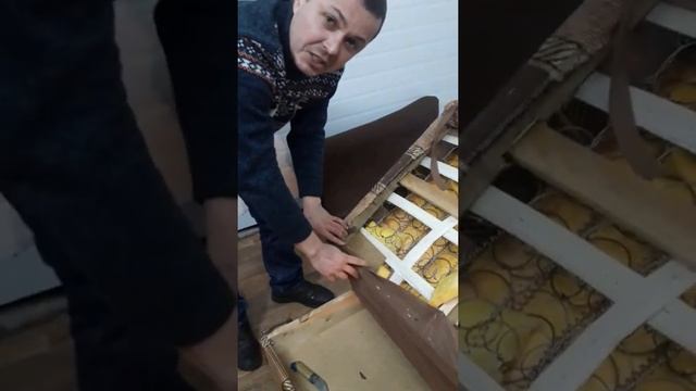 Восстатовление дивана Ремонт Часть 2 смотреть онлайн